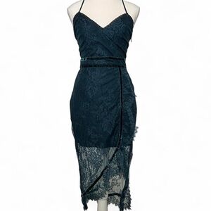 Lovers & friends skylight lace midi dress